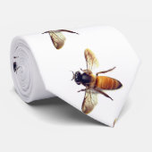 Honingbijen, hommels, bijen, insecten stropdas (Opgerold)