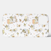 Honingbijen, hommels en Baby in een naadloos patro Case-Mate iPhone Case (Achterkant (horizontaal))