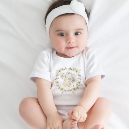 Honingbijen, hommels en Baby in een naadloos patro Romper