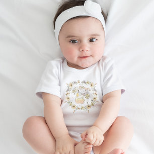 Honingbijen, hommels en Baby in een naadloos patro Romper