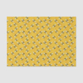 Honingbijen Honeycomb Apiary Bee Hive Patroon Tissuepapier (Voorkant)