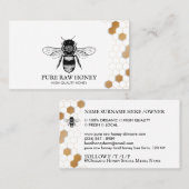 honingbijen Honeycomb Apiary Gedrukt Visitekaartje (Voorkant / Achterkant)