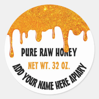 Honingbijen Honeycomb bijenkooiers Ronde Sticker