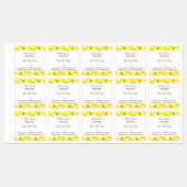 Honingbijen Honeycomb Editable 1,5-inch Square Lab Labels (Vel)