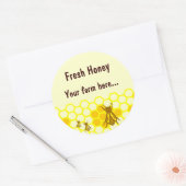 Honingbijen Honeycomb Stickers met aangepast etike (Envelop)