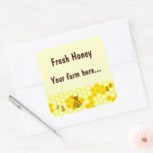 Honingbijen Honeycomb Stickers met aangepast etike (Envelop)