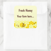 Honingbijen Honeycomb Stickers met aangepast etike (Tas)