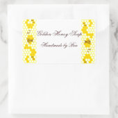 Honingbijen, honingraat, aangepaste Stickers voor  (Tas)