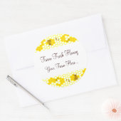 Honingbijen, honingraat, aangepaste Stickers voor  (Envelop)