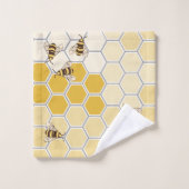 Honingbijen & Honingraat Bad Handdoek (Wasdoekje)