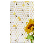 Honingbijen & honingraatpatroon klein cadeauzakje (Voorkant)