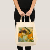 Honingbijen in de lente-canvas tas (Voorkant (product))