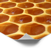 Honingbijen in het bijenkorf-poster poster (Hoek)