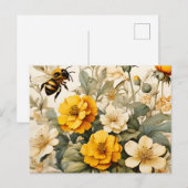 honingbijen in plantaardige producten briefkaart (Voorkant / Achterkant)