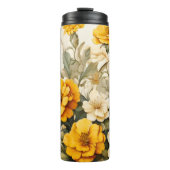  honingbijen in plantaardige producten thermosbeker (Voorkant)