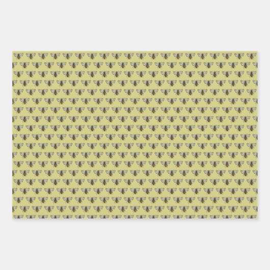Honingbijen Inpakpapier Vel (Voorkant 2)