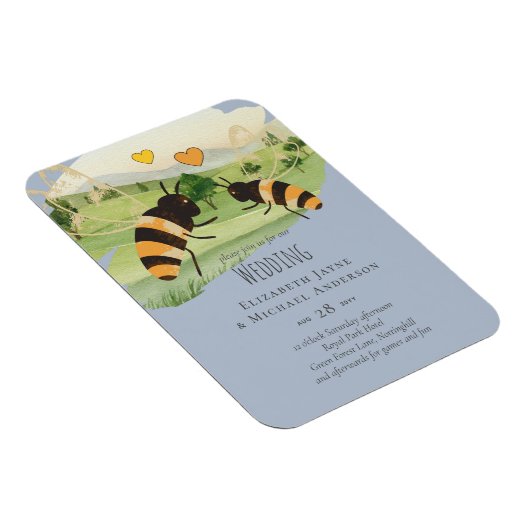 Honingbijen keepers bruiloft magneet (Rechterzijde)
