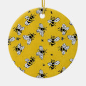 Honingbijen Keramisch Ornament (Voorkant)