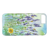 Honingbijen Lavendel Wildflower Waterverf Case-Mate iPhone Case (Achterkant (Horizontaal))