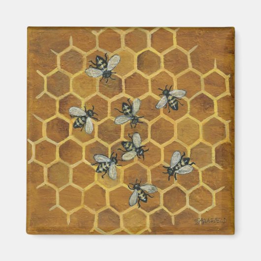 Honingbijen Magneet (Voorkant)