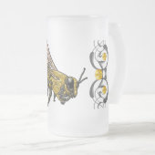 Honingbijen Matglas Bierpul (Voorkant rechts)