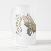 Honingbijen Matglas Bierpul (Voorkant links)