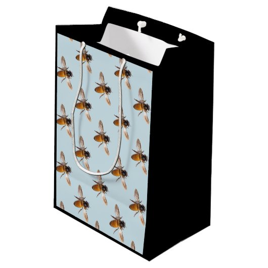 Honingbijen Medium Cadeauzakje (Achterkant Gekanteld)