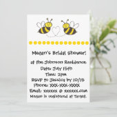 Honingbijen met hart kaart (Staand voorkant)