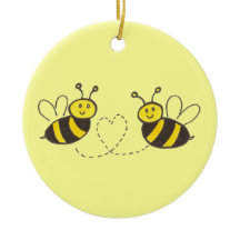 Honingbijen met hart