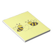Honingbijen met hart notitieblok (Schuin)