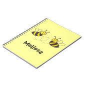 Honingbijen met hart notitieboek (Linkerzijde)