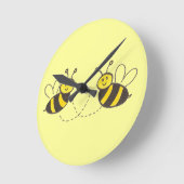 Honingbijen met hart ronde klok (Hoek)