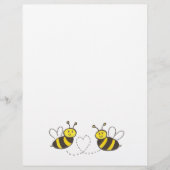 Honingbijen met hartbrochure flyer (Voorkant)