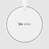 Honingbijen met honingbijen die naar beneden worde ornament (achterkant)