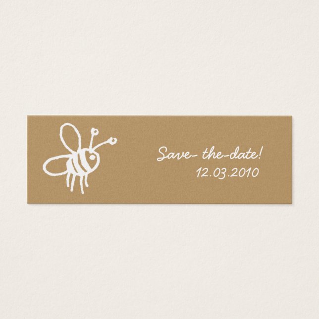 Honingbijen Mini Visitekaartjes (Voorkant)