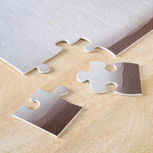 Honingbijen op Afrikaanse Daisy AcrylArt Legpuzzel (Zijkant)