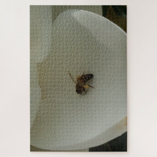 Honingbijen op de Bloempuzzel Legpuzzel (Verticaal)