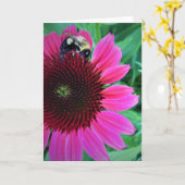 Honingbijen op de kever, kaart (Gele Bloem)