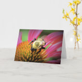 Honingbijen op de kever, kaart (Gele Bloem)