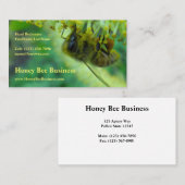 Honingbijen op de servet visitekaartje (Voorkant / Achterkant)