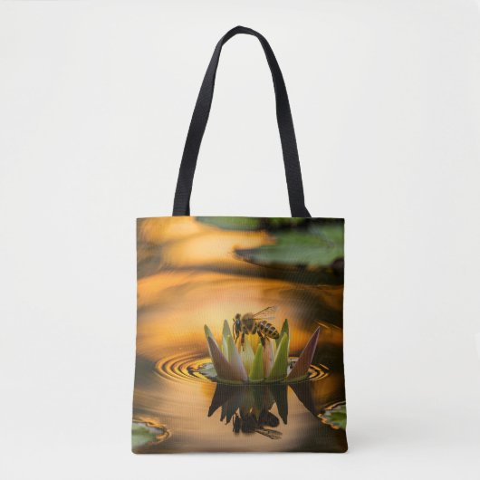 Honingbijen op de ventiel tote bag (Voorkant)