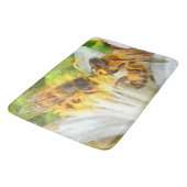 Honingbijen op de Waterverf van Lemon Blossom Badmat (Gekanteld)
