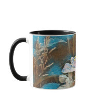 Honingbijen op een Spiderwart-Mok