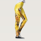 Honingbijen op Honeycomb Leggings (Rechts)