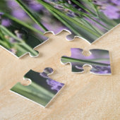Honingbijen op Lavender Flowers Legpuzzel (Zijkant)
