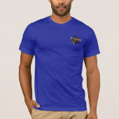 Honingbijen ・ Oranje en koninklijk blauw ・ Eigen n T-shirt (Voorkant)