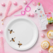 Honingbijen Papieren Bordje (Feest)