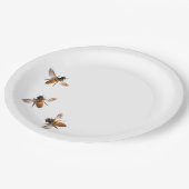 Honingbijen Papieren Bordje (Gekanteld)