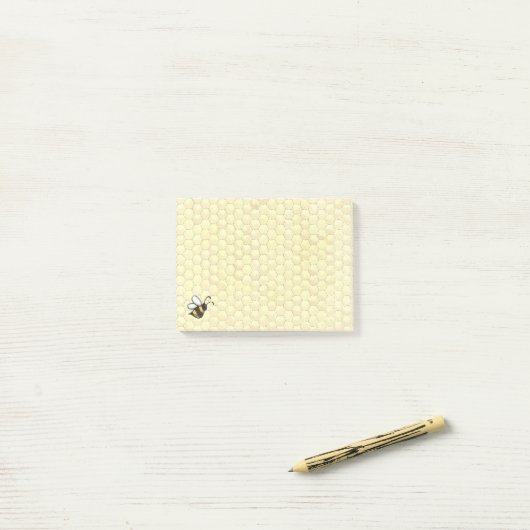 Honingbijen Post-it® Notes (Op bureau)