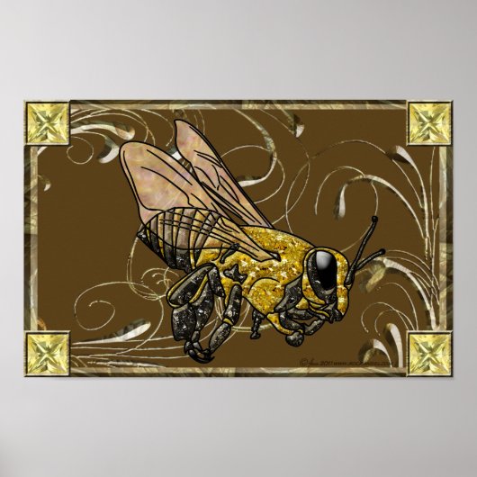 Honingbijen Poster (Voorkant)